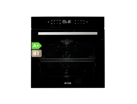 Forno Airfryer Evvo H26, Classe Energética A, 81l, 14 Programas, Função Airfryer, Preto