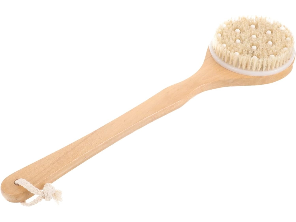Lurelia Acessório De Duche Com Escova De Massagem Corporal, Pega Ergonómica E Massagem Suave, Uso Diário