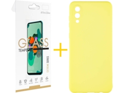 Capa e Película Samsung A02 SKYHE 2023 Amarelo