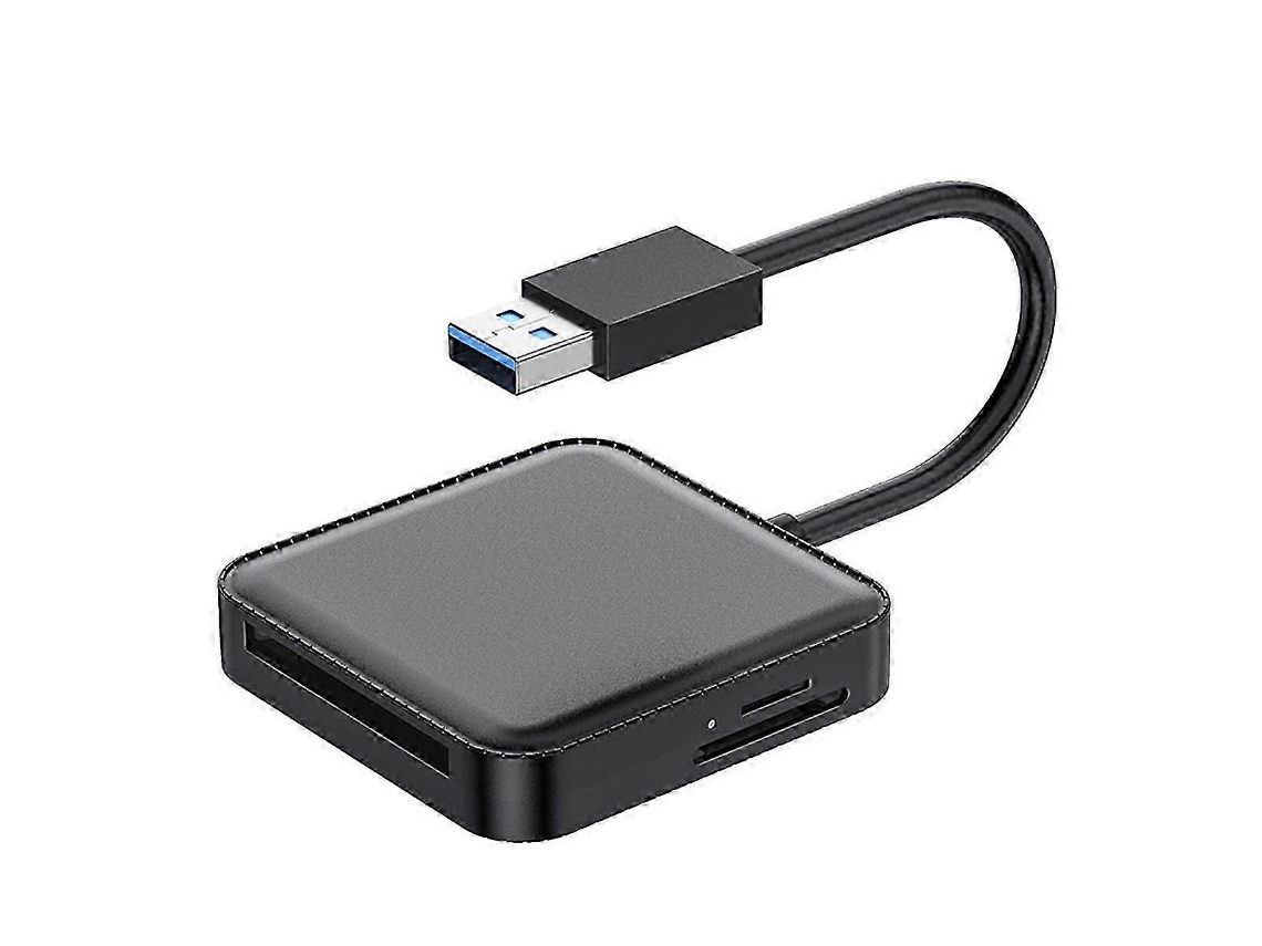 Leitor De Cartão Sd Usb 3.0 4 Em 1 Adaptador De Leitor De Cartão Múltiplo Ms..tf.sd Adequado Para Computador Laptop Pc Adequado P