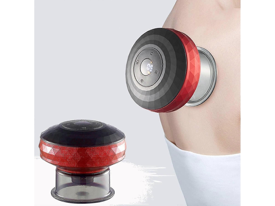 Conjunto de Ventosas Elétricas, Inteligentes Multifuncionais 12 Engrenagens com Terapia D e Luz Vermelha qjwl GOKOCO