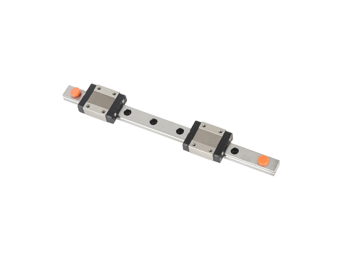 Guias lineares em miniatura Kikumi MGN7H com bloco deslizante de 2 peças para impressoras 3D e CNC, 400 mm