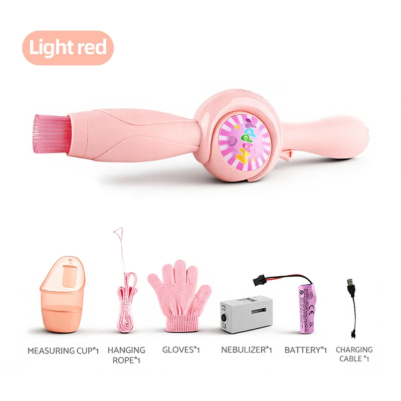 Máquina de Bolhas de Fumaça, Luzes Coloridas Interativas, Presente para Crianças MDUG
