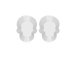 2 Peças Giratórias De Sublimação Em Branco 10 Polegadas Duas Faces De Alumínio Para Jardim Blanco