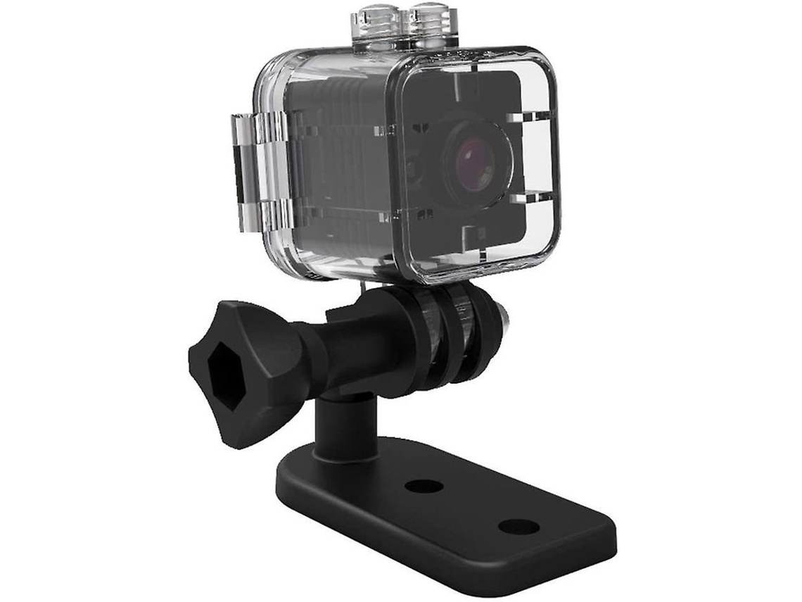 Câmera Remota Sq12 Mini Hd Wifi Com Lente Grande Angular De 155 Graus (preta)