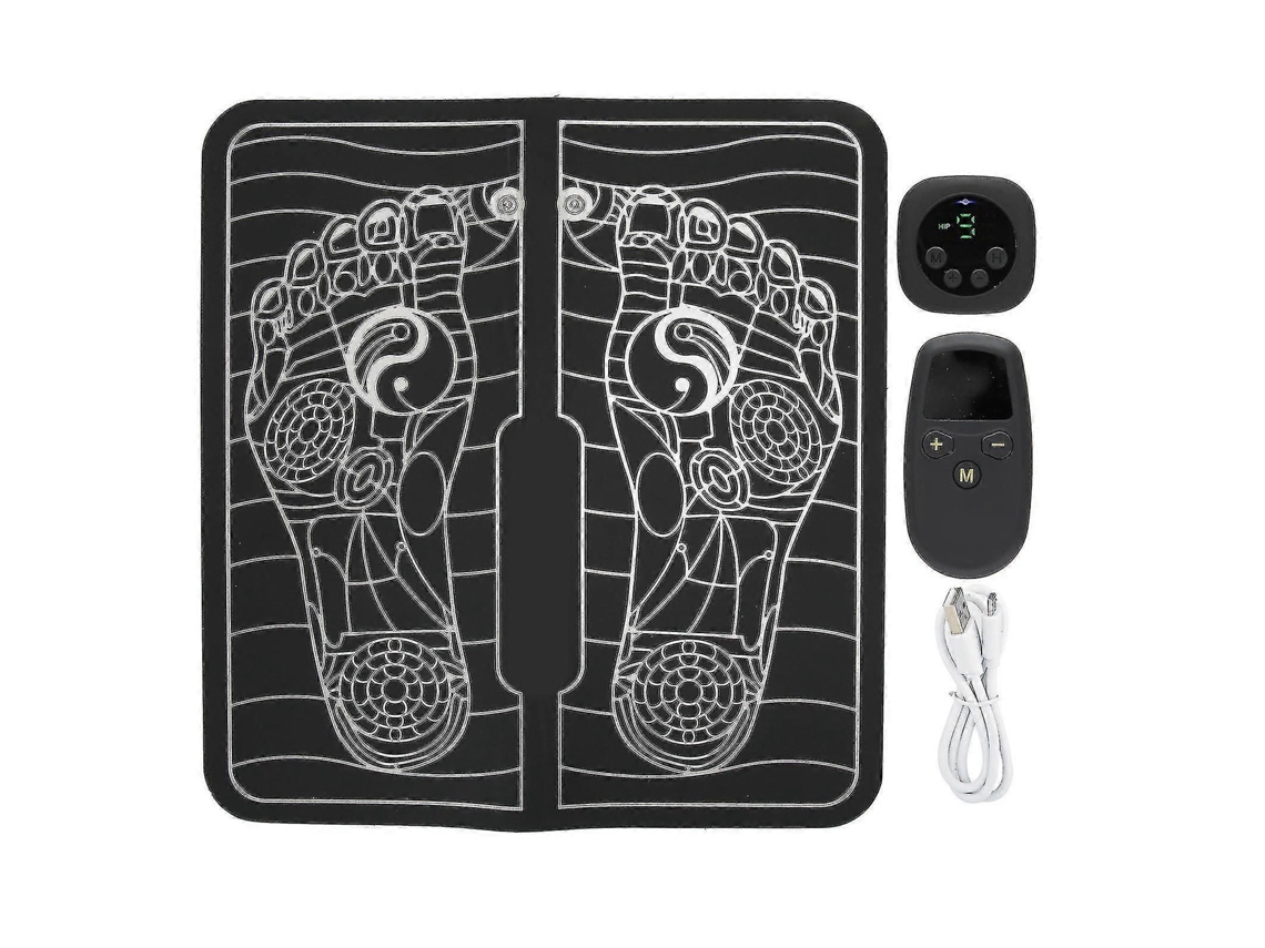 Tapete Massageador Elétrico Para Os Pés Com Visor Lcd E Tecnologia Ems