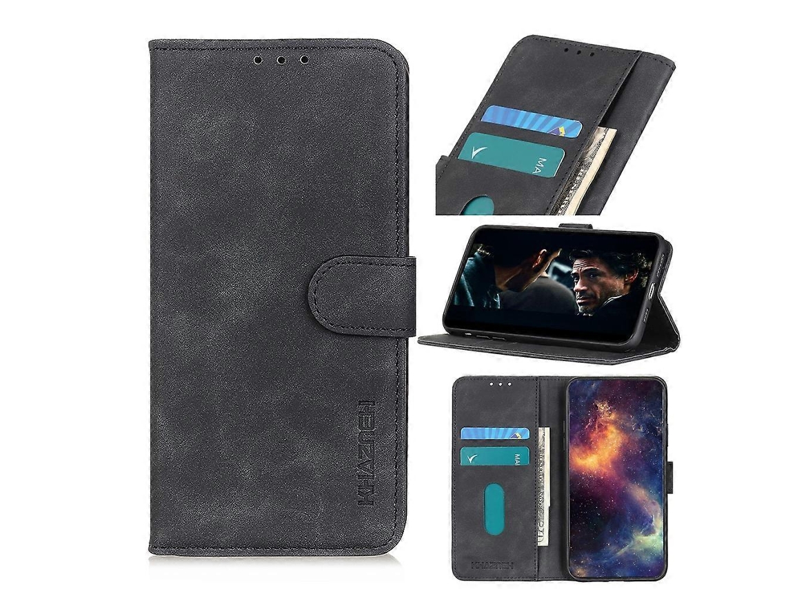 Capa Retrô Texturizada Em Couro Pu + Tpu Com Aba Horizontal, Suporte, Compartimentos Para Cartões E Carteira Para Galaxy S20 Ultra.