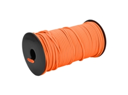 Corda de Paracord Resistente 9 Fios e 4 Mm, 100 M, Laranja, para Camping. AQUAFORGE
