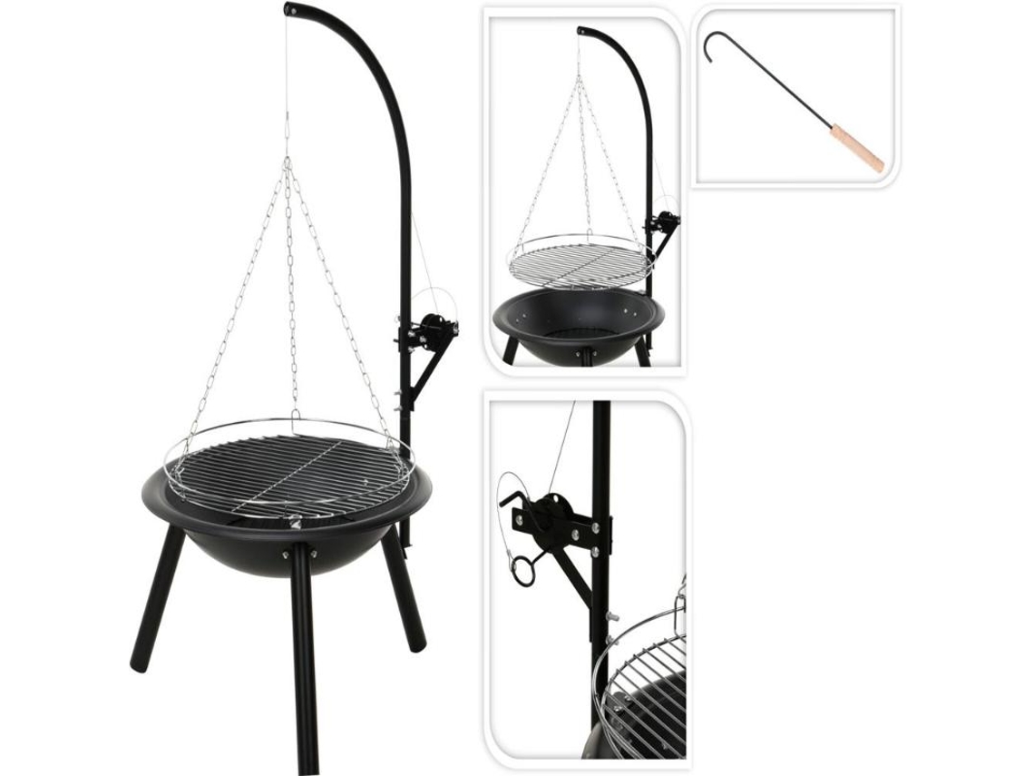 Barbacoa Parrilla Polea 55x100 Cm IPAE-PROGARDEN