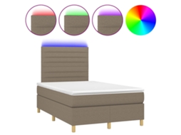 Cama Box Spring com led 120x190 cm