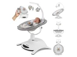 Espreguiçadeira Balanço Elétrico Lionelo Bella 360° Leve 12 Melodias  6 Modos Controle Remoto