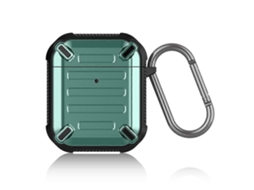 Lurelia Capa Protetora Para Airpods 1 Em Silicone E Tpu E Pc À Prova De Choque Verde