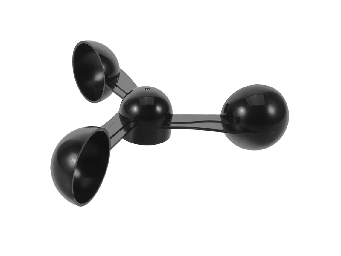 Sensor De Velocidade Do Vento, Anemômetro De Copo, 3 Copos, Abs