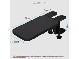 Apoio De Braço Para Mesa, Suporte Para Computador, Mouse Pad Branco Olysi Shop