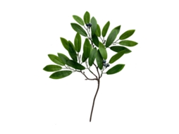 Laxiscreed Planta Artificial Com Folhas De Eucalipto, Bambu E Cor De Pêssego Em Vaso Para Decoração