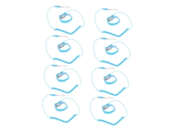 Pulseiras antiestáticas Eringogo 8-Esd para uso doméstico, pulseira antiestática, azul