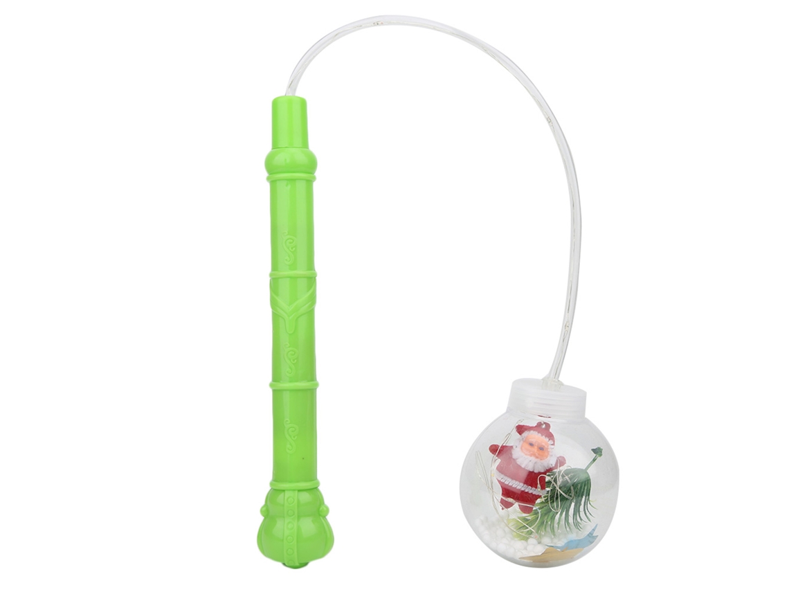 Laxiscreed Bola De Natal Iluminada Com Varinha Colorida E Brinquedo Divertido Para Crianças