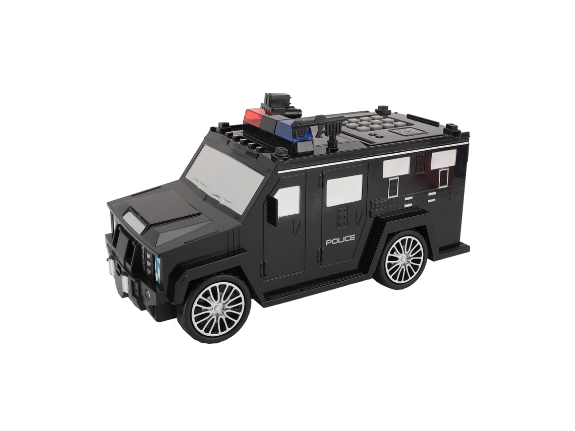 Mali cofrinho Carro Blindado com Impressão Digital Senha Função Enrolamento Automático Preto