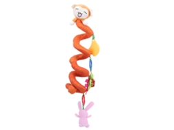 Mali brinquedo Pendente Espiral para Carrinhos de Bebê com Rastrilo Plush Interativo para Bebês