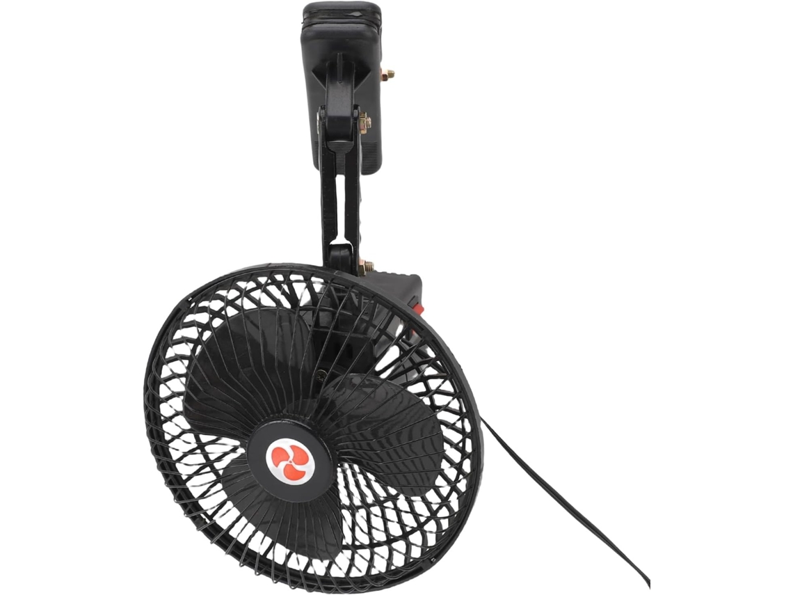 Ventilador Para Carro, Construção Robusta Em Metal, Operação Ultrassilenciosa, Ventilador De Encaixe 12v Com Plugue Para