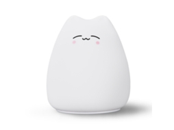 Lâmpada Silicone Gato Cartum Led Mudança de Cor Decoração Quarto Crianças NEVEANCE