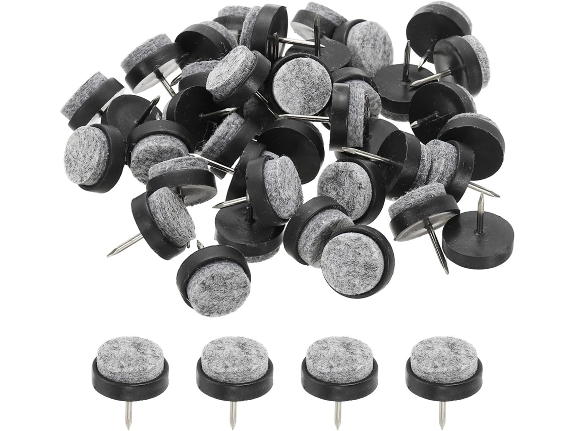 Conjunto De 72 Peças Protetores Feltro 20 Mm Para Fixação Com Pregos,