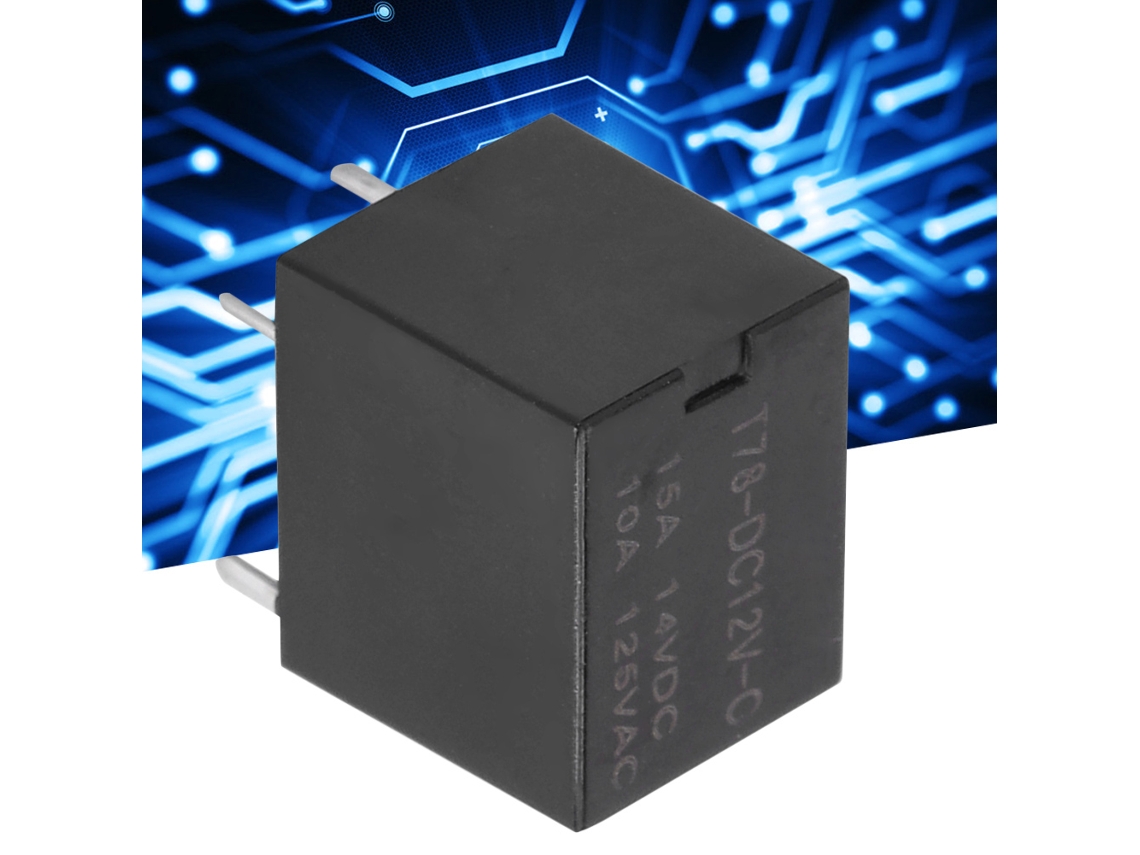 Laxiscreed Relé Electromagnético T78-12v De 5 Pines Para Painel Automotivo