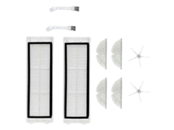 Kit De Substituição De Filtro E Escova De Pano Para Aspirador Robótico 1s S5max T7pro T6 (pequeno, Branco)