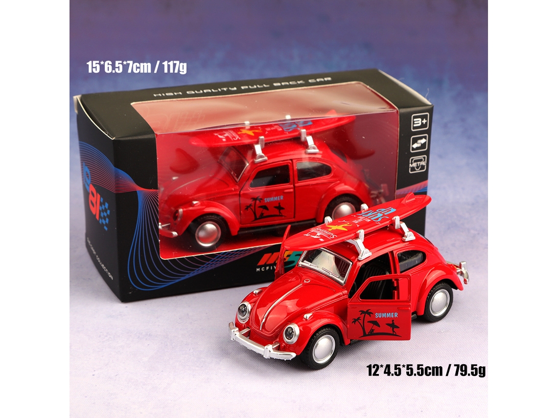 Réplica em Liga Metálica na Escala 1/36 de um Carro Clássico, Modelo de Carro para Brinquedo/peça Decorativa. MDUG
