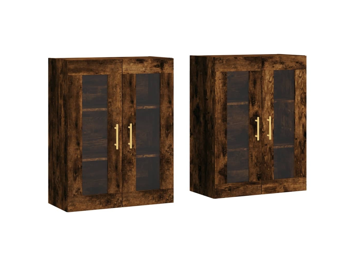 Wall Mounted Cabinet, Wall Mounted Cabinets Vidaxl Marrom Madeira Processada (n/a)