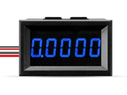Amperímetro Digital Cc Com Quatro Cabos Display Led De 0
