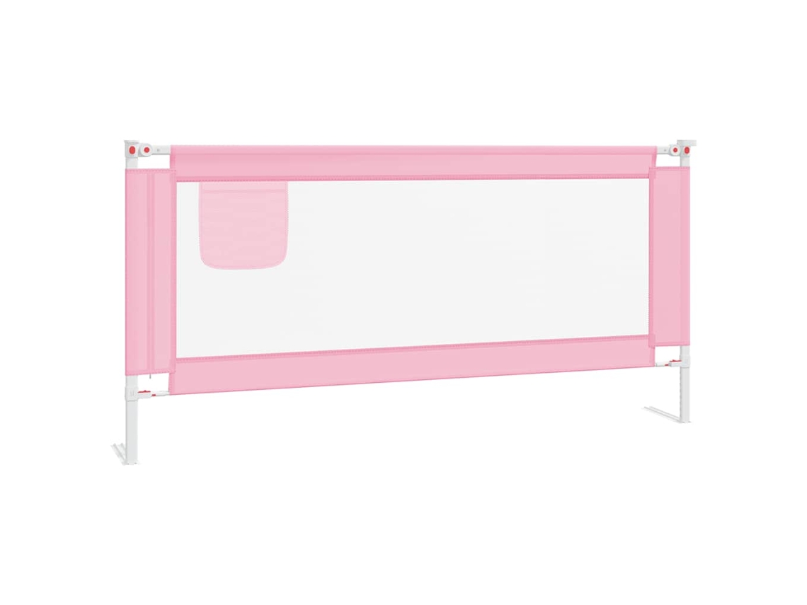 Bed Rail, Bed Rails Vidaxl Cor-de-rosa Tecido (190 X 25 Cm)