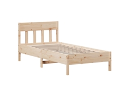 Cama Sem Colchão 90x190 Cm Madeira de Pinho Maciça MAISON EXCLUSIVE