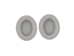 Almofadas De Substituição Para Fones De Ouvido Beats Studio Pro Wireless Com Espuma De Isolamento Acústico Em Couro Proteico Macio, Cor Cinza. Webake