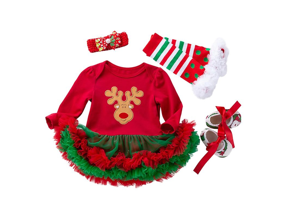1 Conjunto de Vestido de Menina ALLINLESS