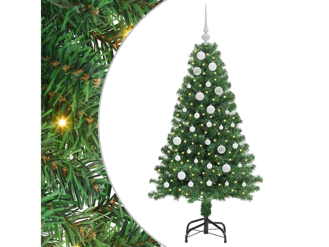 Luzes De Cordão Decorativas Vidaxl Verde Pvc (150 Cm)