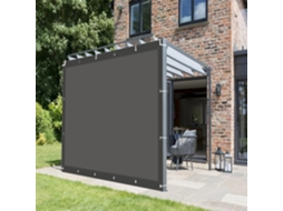 Vela De Sombra Impermeável Com Proteção Uv 110 X 315 Cm Para Pátio, Terraço