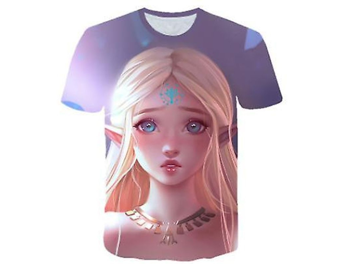Camisetas De Manga Curta Para Niños Y Niñas Zelda Cartoon Con Impresión 3d Nuevas Llegadas 160 Cor 7