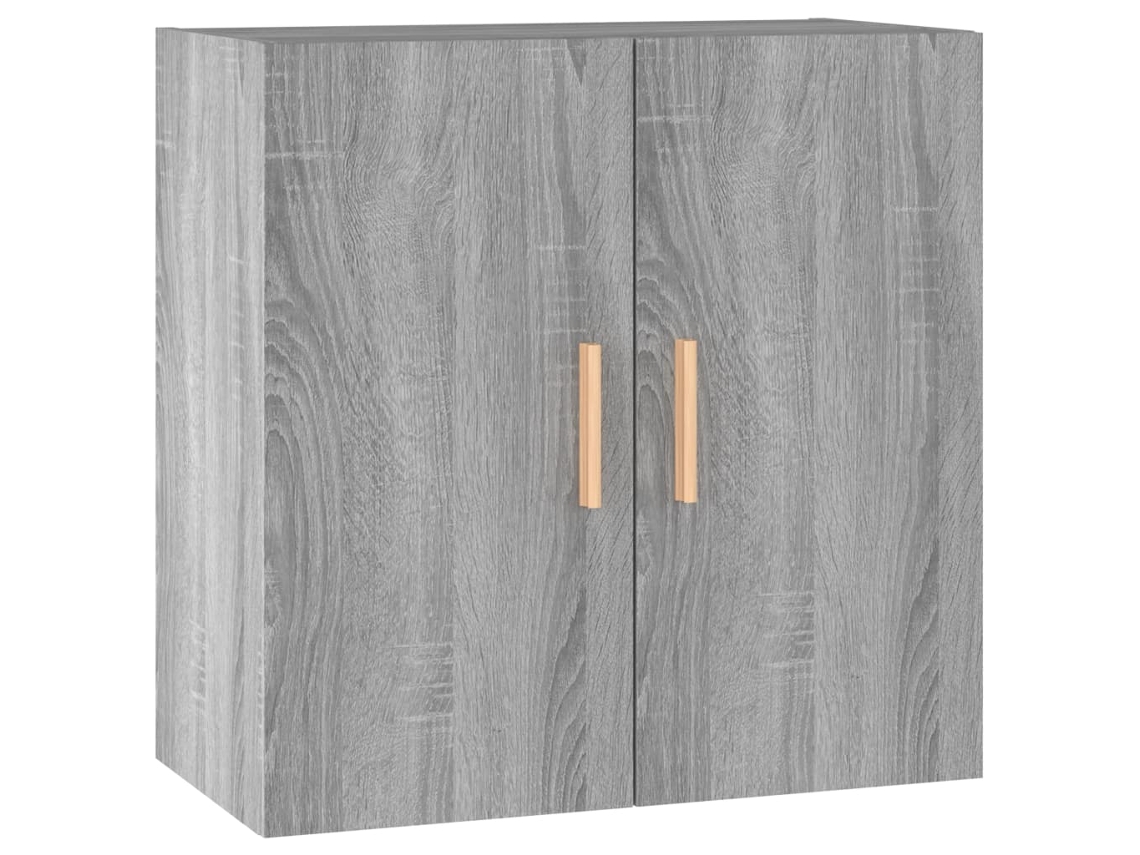 MAISON EXCLUSIVE Armário de Parede Cinzento Sonoma Processado em Madeira 60x30x60 cm
