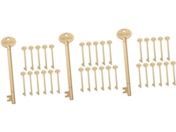 Conjunto De 36 Canetas Em Gel Formato Chave, Instrumentos Escrita