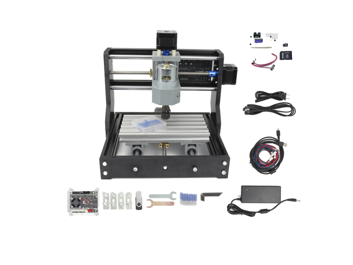 Mini Máquina Cnc, Controle Grbl, Máquina De Fresagem Pcb,com Controle Manual Oem