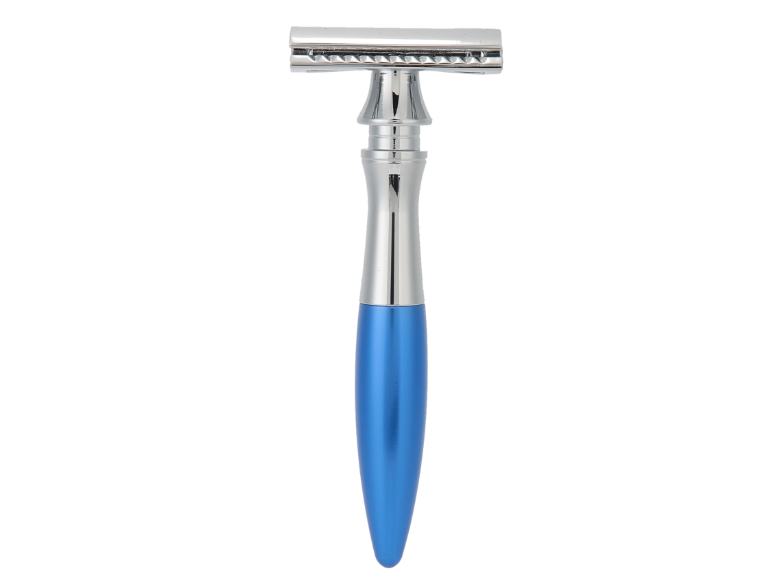 Navaja De Afeitado Manual Retro De Doble Filo Para Hombres, Diseño De Cabeza Cerrada Y Mango Ergonômico