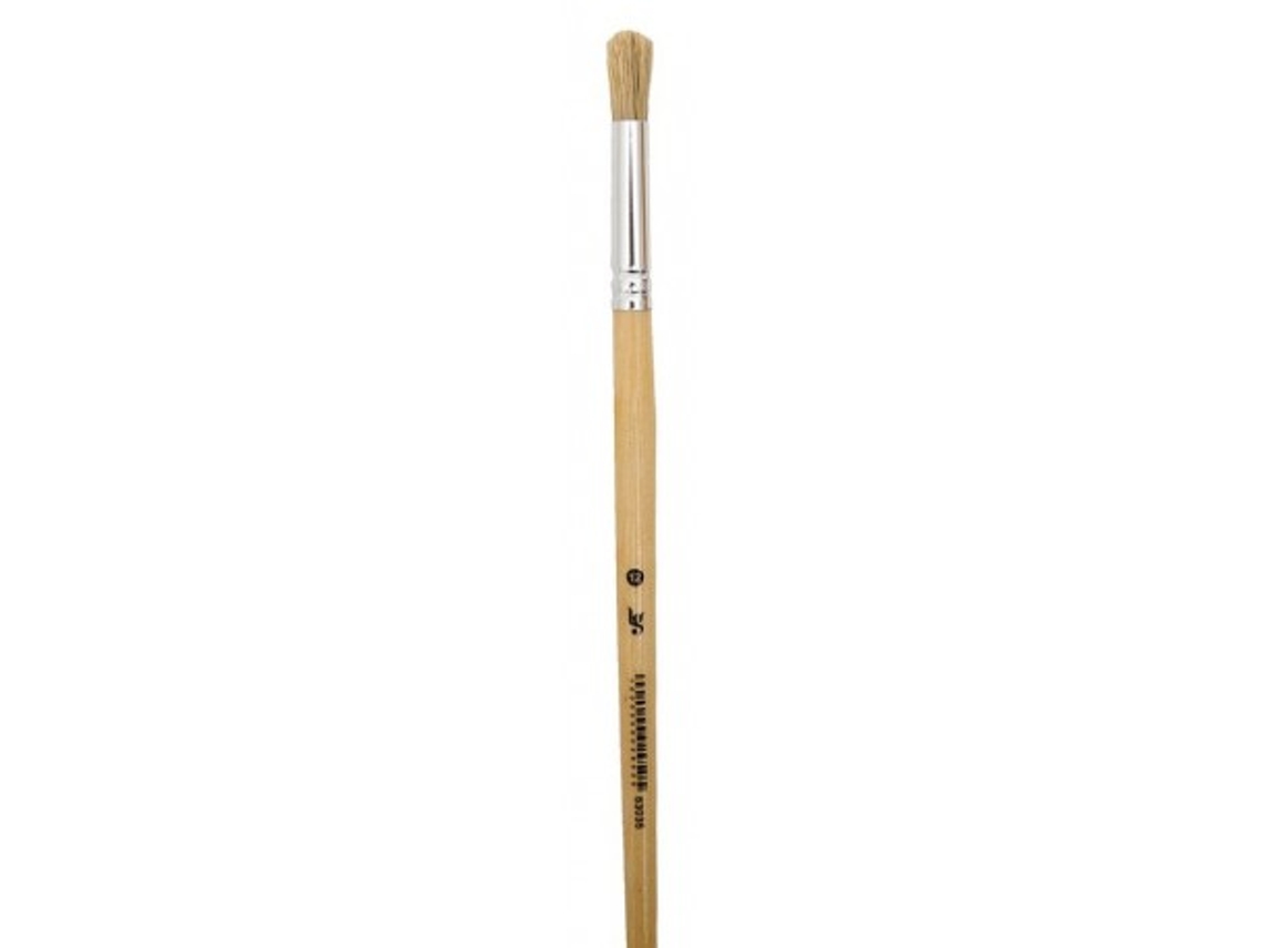 Pincel LG Nº12 Natural Redondo C. Comprido 83035