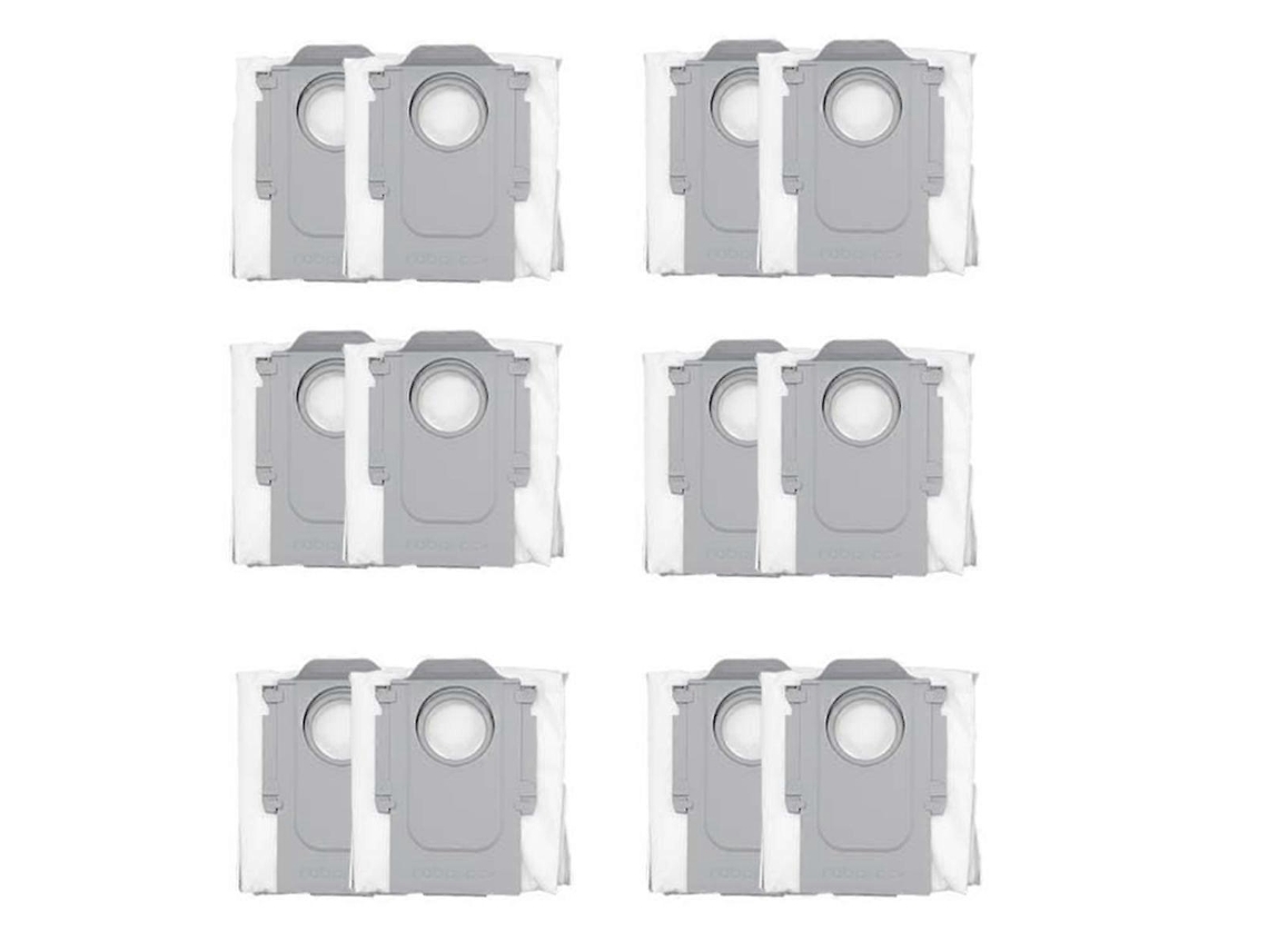 Conjunto De 12 Sacos Pó Para Aspirador Robô G20s S8 Max Ultra Tuotuo