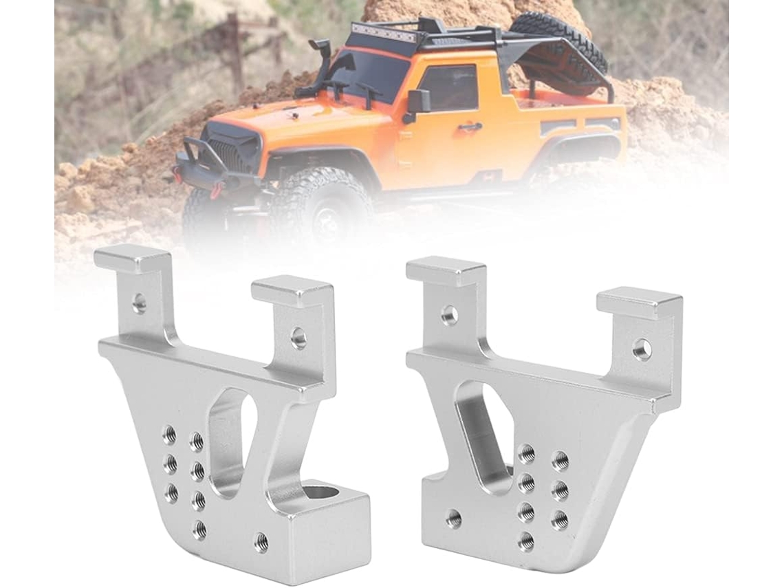 Kit De Montagem Suspensão Em Liga Alumínio Para Rc, Compatível Com Rgt Crawler Ex86100 1 10, Preto Prata, 2 Peças, Leve