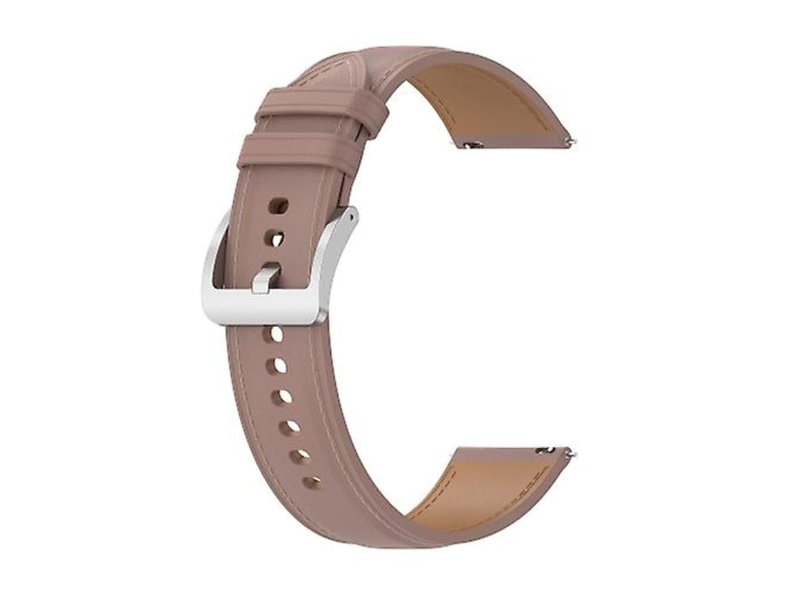 Pulseira De Relógio Lurelia Para Garmin Venu 2 Plus De Couro Rosa