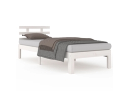 Bed Frame, Bed Frames Vidaxl Branco Madeira (90 X 200 Cm)