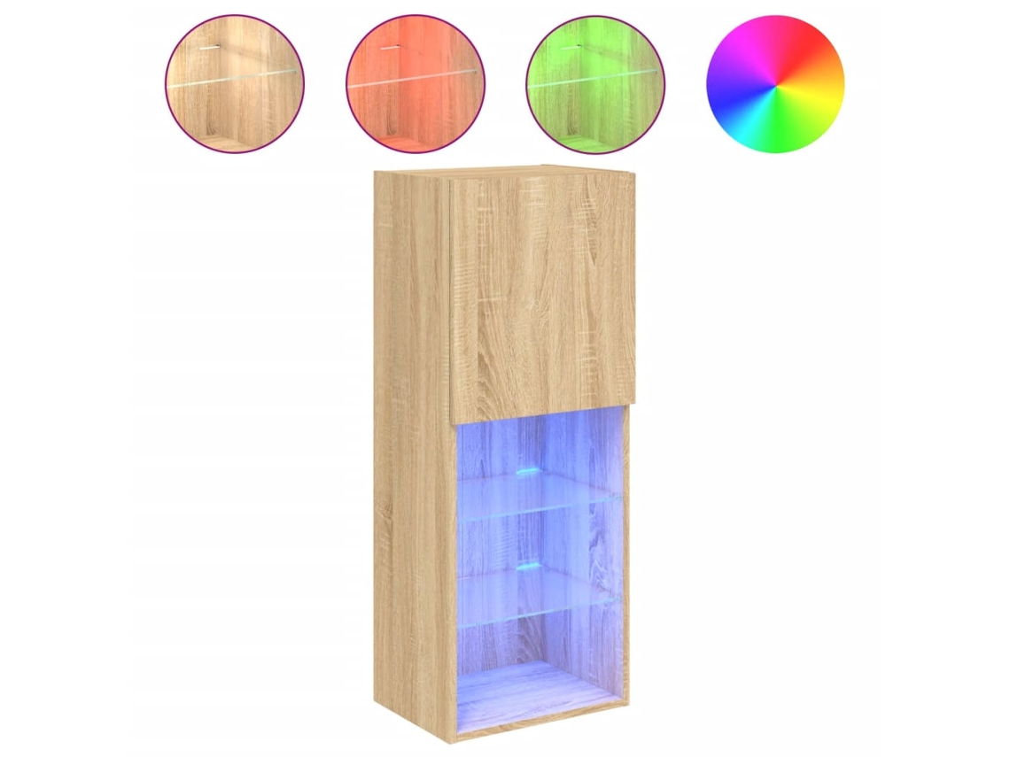 Tv Cabinet, Tv Cabinets Vidaxl Marrom Madeira Processada (40.5 X 30 X 102 Cm)