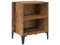 Conjunto 1 Mesa-de-cabeceira Vidaxl Castanho Derivados De Madeira (40 X 30 X 50 Cm)