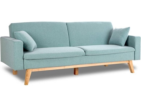 Sofá-Cama  Reine (Verde - Tecido - Lugares: 3)